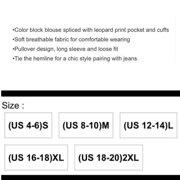 β οΈ1 Small Left:π€β€οΈ Color Block  π Print Tie Top - Picture 3 of 5